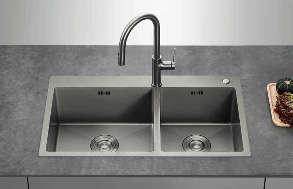 Double Bowl Workstation Sink